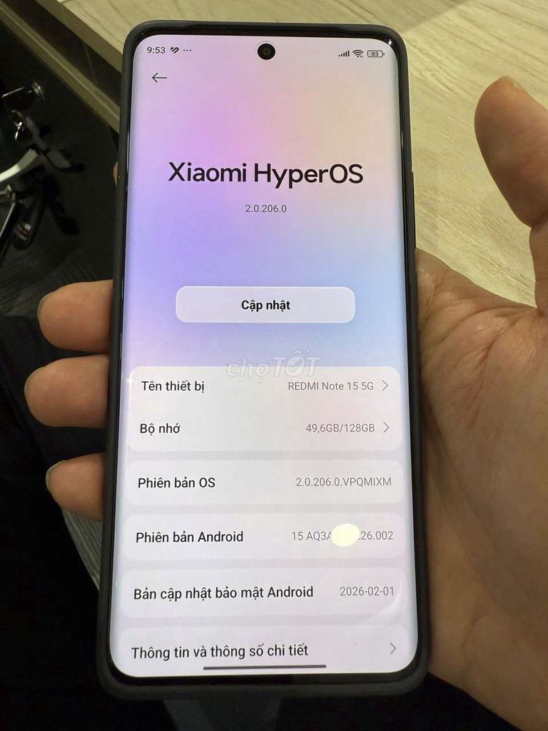 Xiaomi Redmi Note 15 5G 128GB Xám. Mua bán Điện thoại tại Quận Bình Thạnh Tp Hồ Chí Minh được đăng bởi Phú hình 1