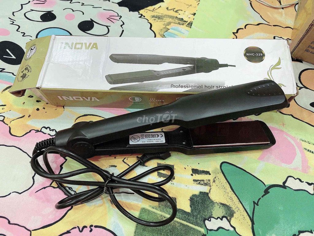 Máy duỗi tóc INOVA NHC-329 Đen. Mua bán Nội thất, đồ gia dụng khác tại Quận Bình Thạnh Tp Hồ Chí Minh được đăng bởi PhPh hình 1