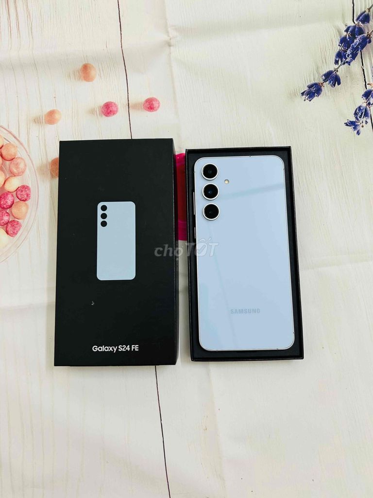 Samsung Galaxy S24 FE 8GB/128GB Xanh nhạt. Mua bán Điện thoại tại Thành phố Huế Thừa Thiên Huế được đăng bởi Chuyên Hàng Công Ty hình 1