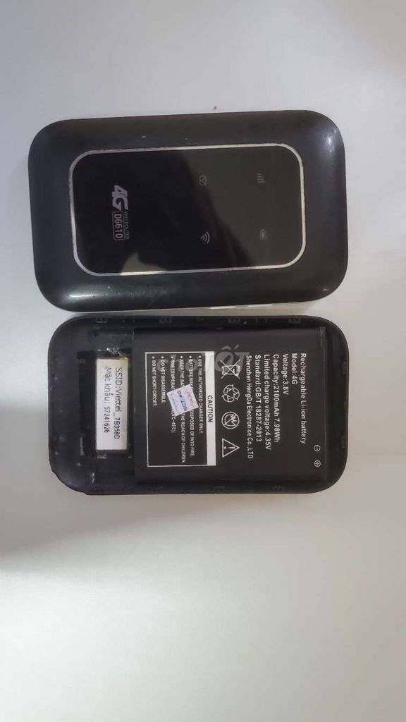 Bộ phát WiFi Viettel D6610 Đen. Mua bán Phụ kiện (Màn hình, Chuột...) tại Thành phố Ninh Bình Ninh Bình được đăng bởi hbach hình 1