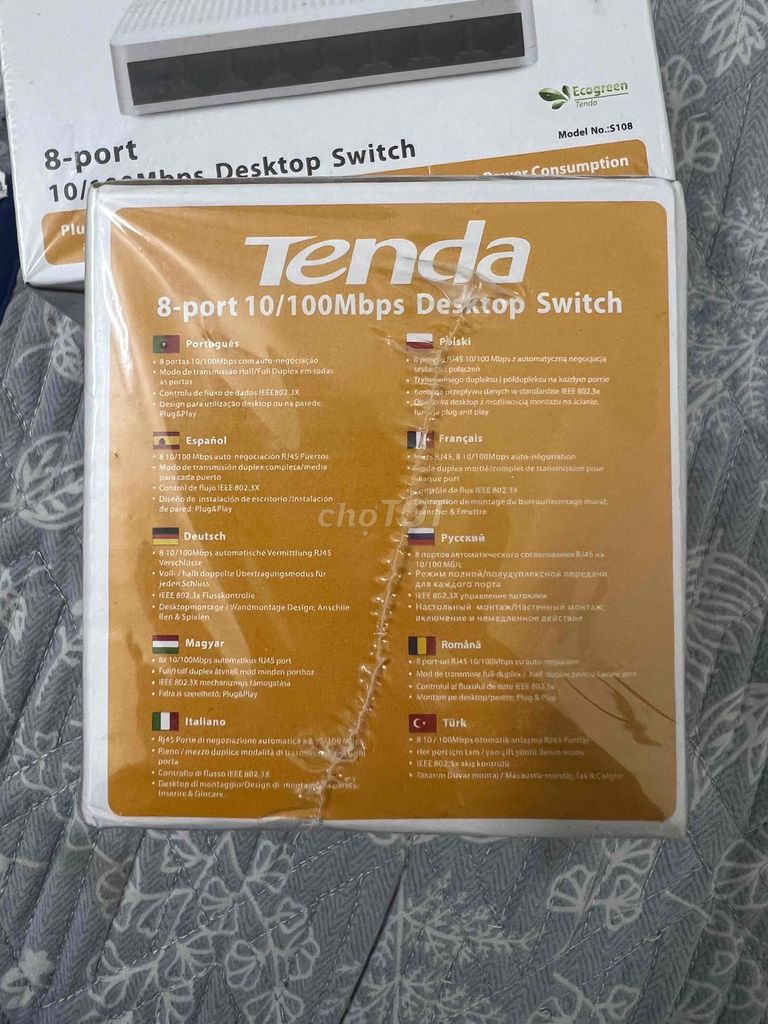 Bộ chia mạng Tenda S108 8 cổng 10/100Mbps. Mua bán Phụ kiện (Màn hình, Chuột...) tại Huyện Sóc Sơn Hà Nội được đăng bởi Kiên PC hình 1