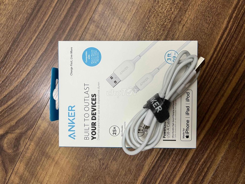 Cáp sạc ANKER Powerline III Lightning - Dài 0.9m