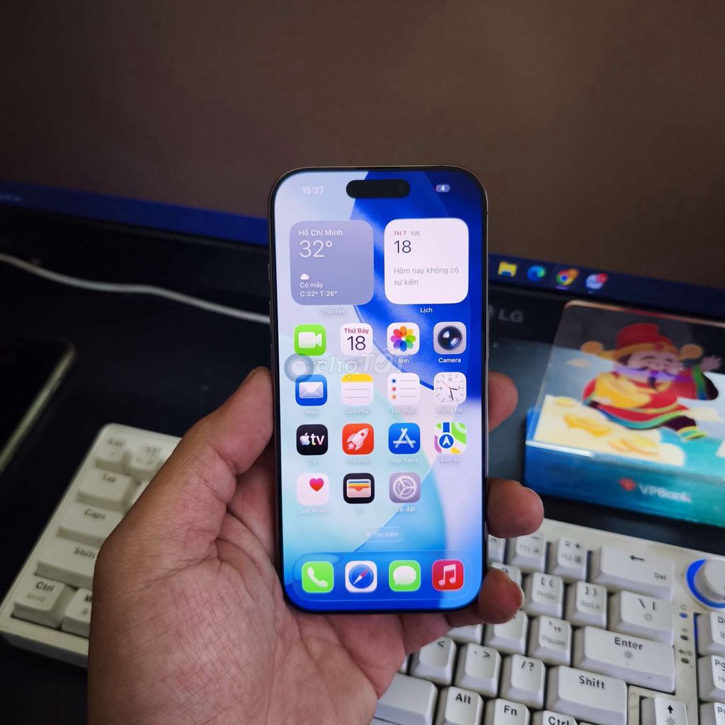 Apple iPhone 16 Pro 128GB Vàng Mỹ 91%. Mua bán Điện thoại tại Thành phố Thủ Đức Tp Hồ Chí Minh được đăng bởi LỘC PHÁT TECHNOLOGY hình 1
