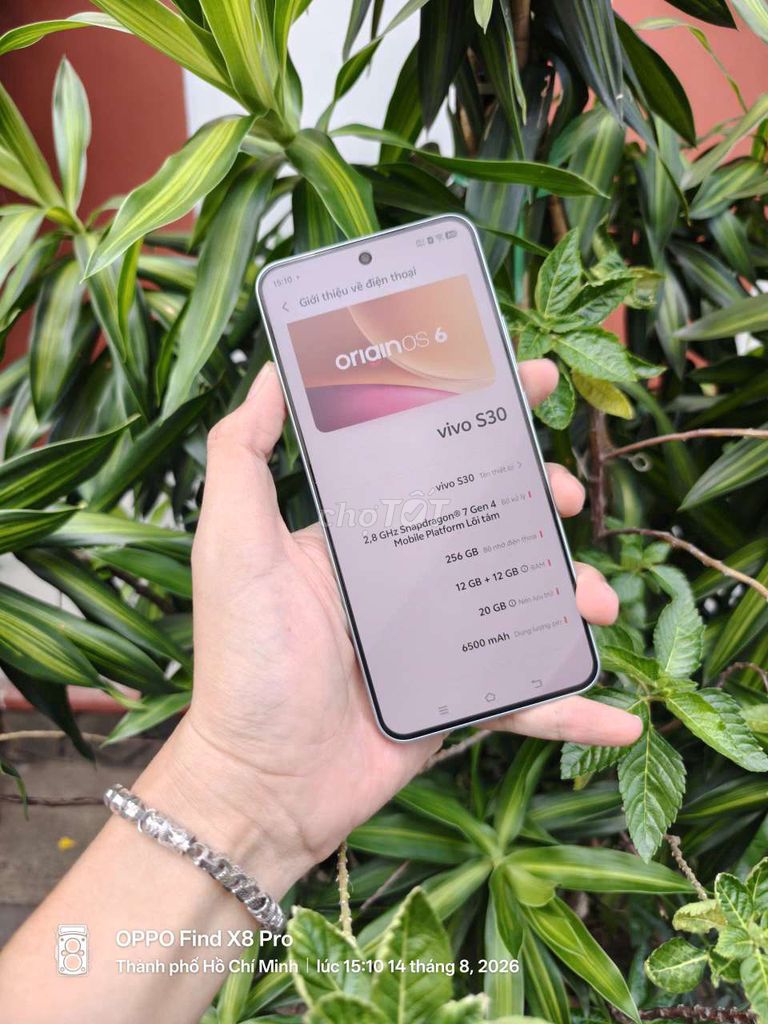 Vivo S30 5G 12GB/256GB Xanh 99%. Mua bán Điện thoại tại Thành phố Thuận An Bình Dương được đăng bởi Đạt Bình Dương hình 1