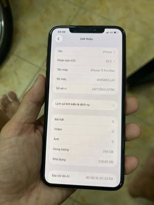 iPhone 11 Pro Max 256GB Vàng Đã dùng
