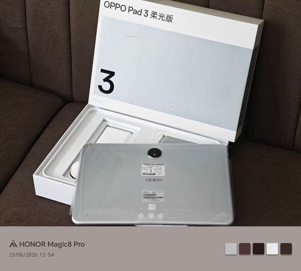 OPPO PAD 3 12GB/256GB Matte Edition 99%. Mua bán Máy tính bảng tại Quận Ninh Kiều Cần Thơ được đăng bởi Zelda Phone hình 1