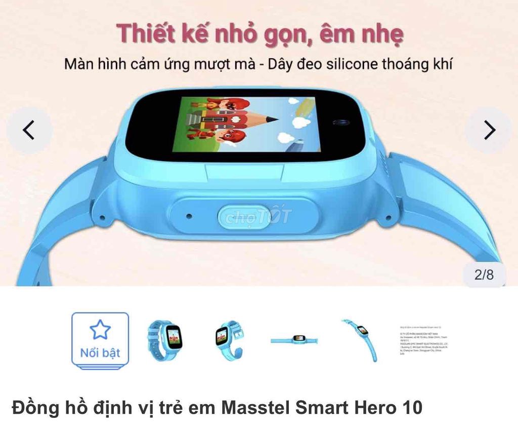 Masstel Smart Hero 10 Xanh, Hồng. Mua bán Thiết bị đeo thông minh tại Huyện Hoài Đức Hà Nội được đăng bởi giang hoang hình 1