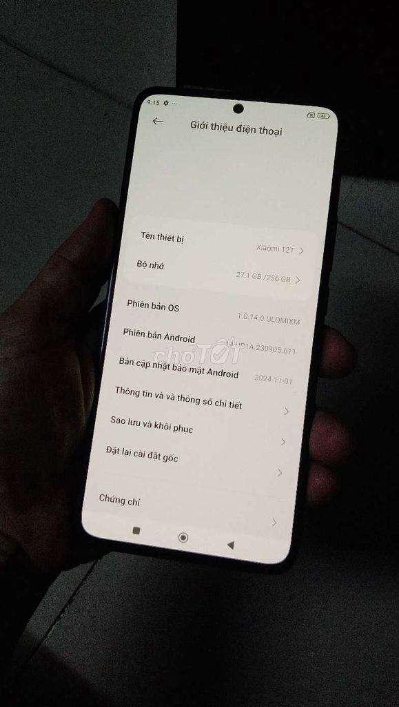 Xiaomi 12T 8/256GB Máy Zin Đẹp.Hãng Full Chức Năng. Mua bán Điện thoại tại Quận Gò Vấp Tp Hồ Chí Minh được đăng bởi Phượng hình 4