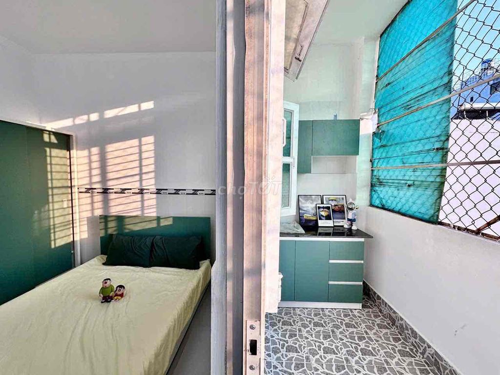STUDIO BAN CÔNG TÁCH BẾP – FULL NT –  DƯƠNG QUẢNG HÀM - GẦN VLU, IUH