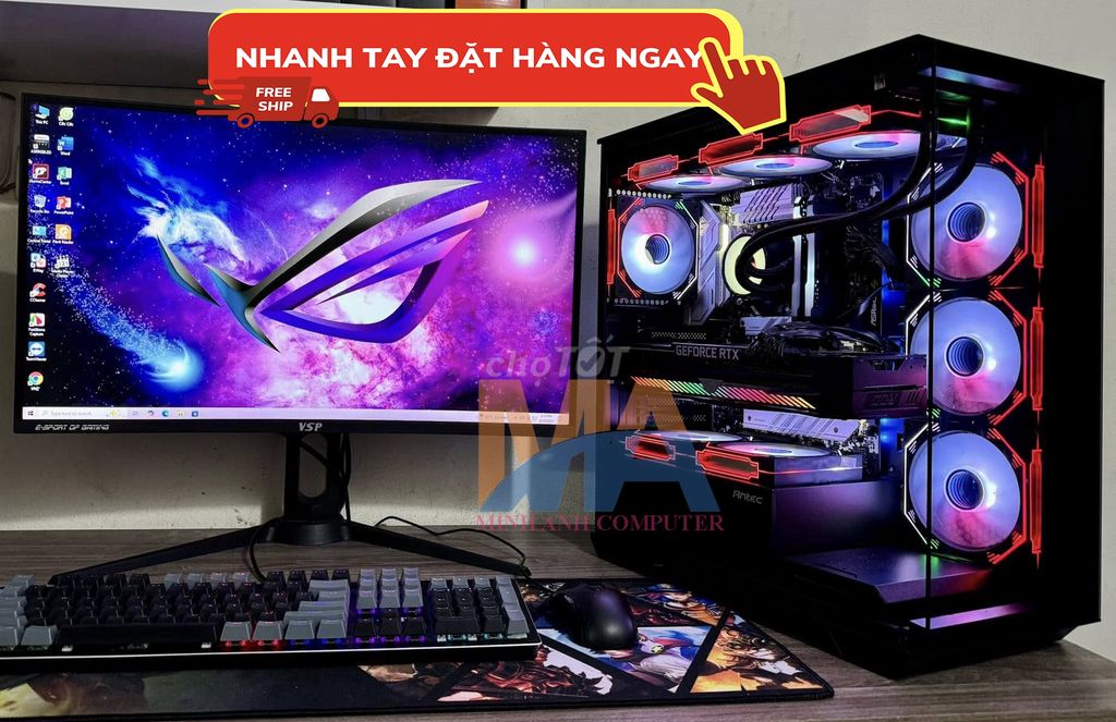 Sale bộ PC i5 thế hệ mới chiến game, đồ hoạ mượt. Mua bán Máy tính để bàn tại Quận Bắc Từ Liêm Hà Nội được đăng bởi Nguyễn Ngọc Khánh hình 1