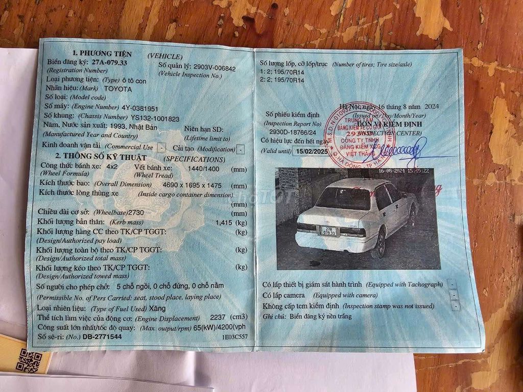 1993 2.4 MT - 10000 km. Mua bán Ô tô tại Huyện Thanh Sơn Phú Thọ được đăng bởi khôi hình 17