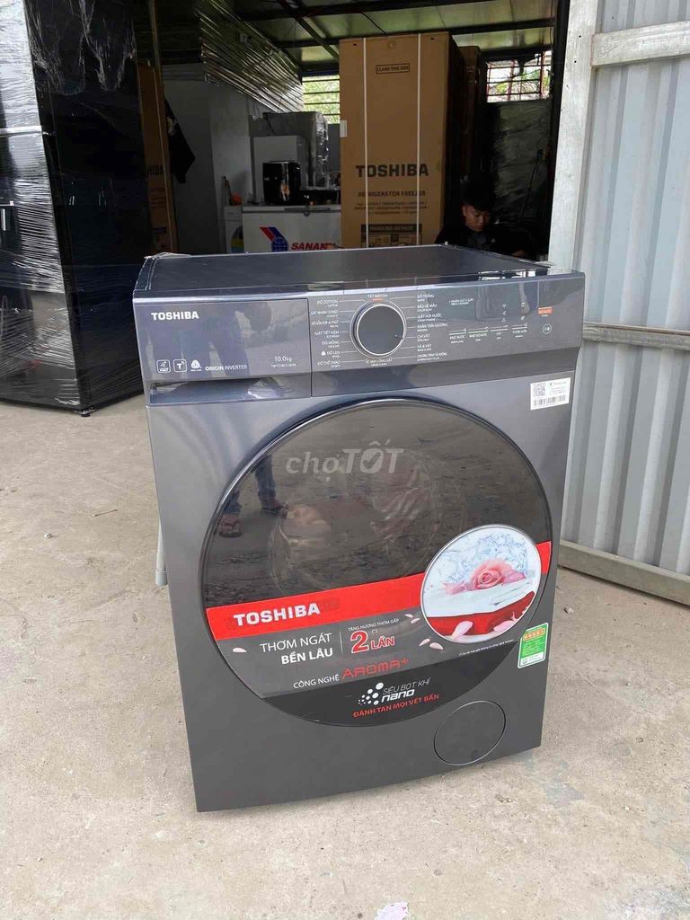 MÁY GIẶT TOSHIBA CỬA TRƯỚC 8KG MỚI 100% TRẢ GÓP