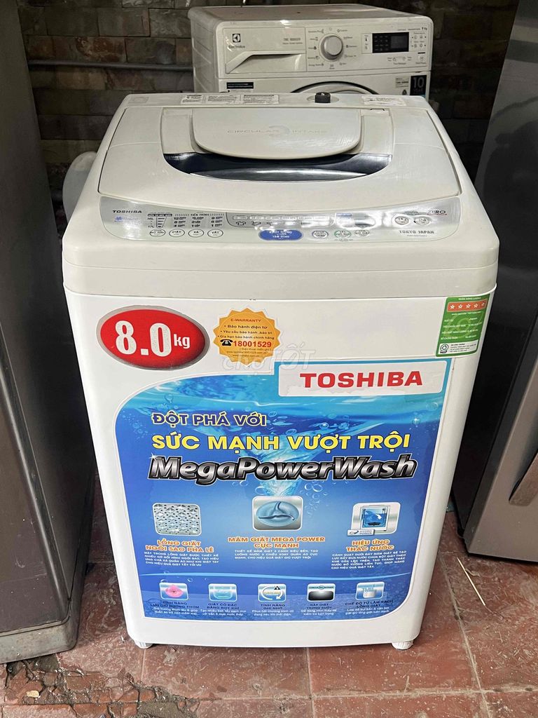 Máy giặt Toshiba 8kg thanh lý  - LH: 969356018 tốt