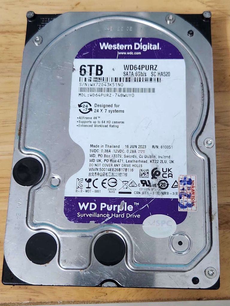 Hdd 6tb cho ai cần..