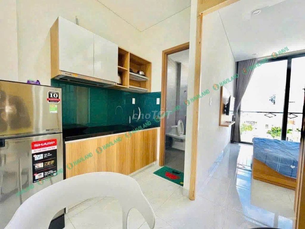 Cho thuê phòng 1PN full nội thất, ban công, An Thượng 5