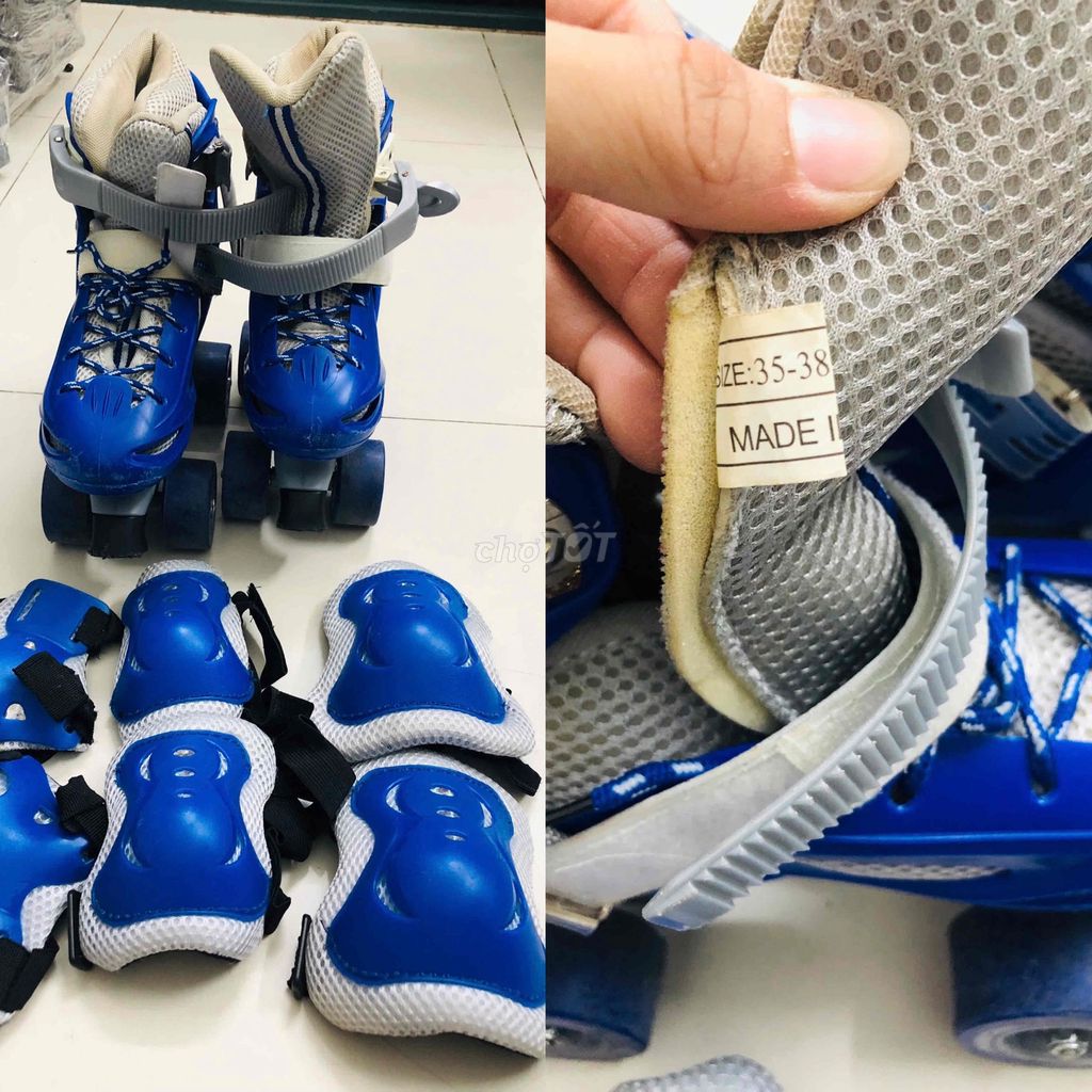 Giày trượt patin xanh dương size 35-38 còn mới đẹp. Mua bán Đồ thể thao, Dã ngoại tại Quận 3 Tp Hồ Chí Minh được đăng bởi Chị Châu hình 1