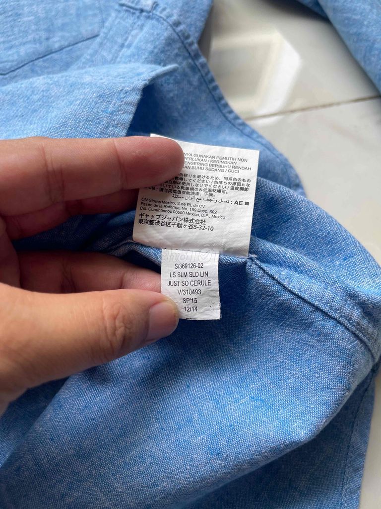 Sơ mi Linen hiệu Old Navy 369126 Size S chính hãng