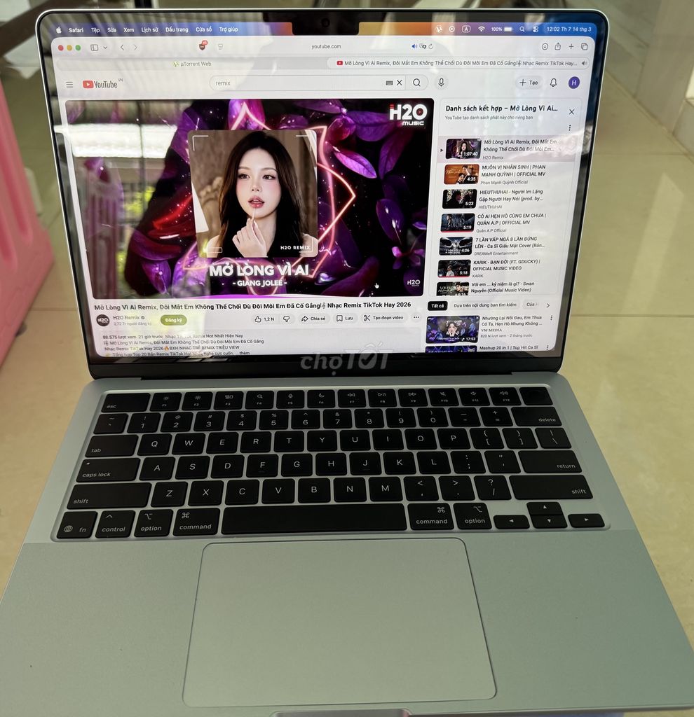 Apple MacBook Air M4 16GB/256GB Sky blue. Mua bán Laptop tại Quận Ninh Kiều Cần Thơ được đăng bởi mikl hình 1