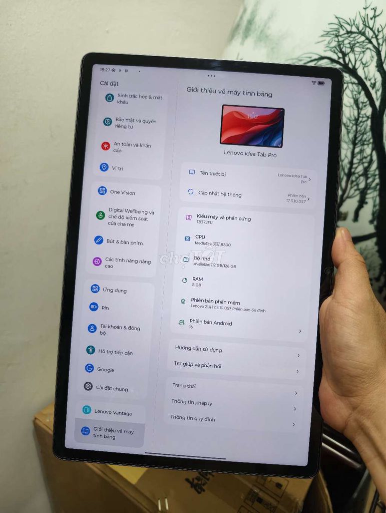 Lenovo Pad Pro 2025 12.7 inch 8GB/128GB. Mua bán Máy tính bảng tại Quận Đống Đa Hà Nội được đăng bởi Dang  hình 1