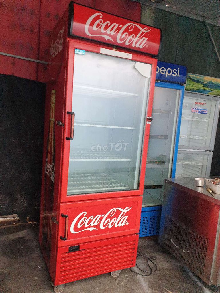 Tủ mát coca-cola 700 lít đẹp zin chạy ngon