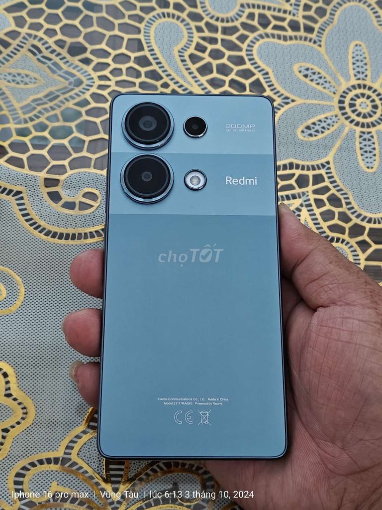 Thanh lý Redmi note 13pro cty còn bh keng.