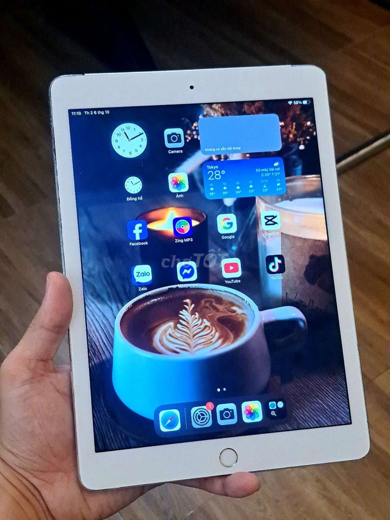 iPad Air 2 màn 10in chạy mọi ứng dụng cho bé học. Mua bán Máy tính bảng tại Quận Hải Châu Đà Nẵng được đăng bởi Lộc Roy hình 1