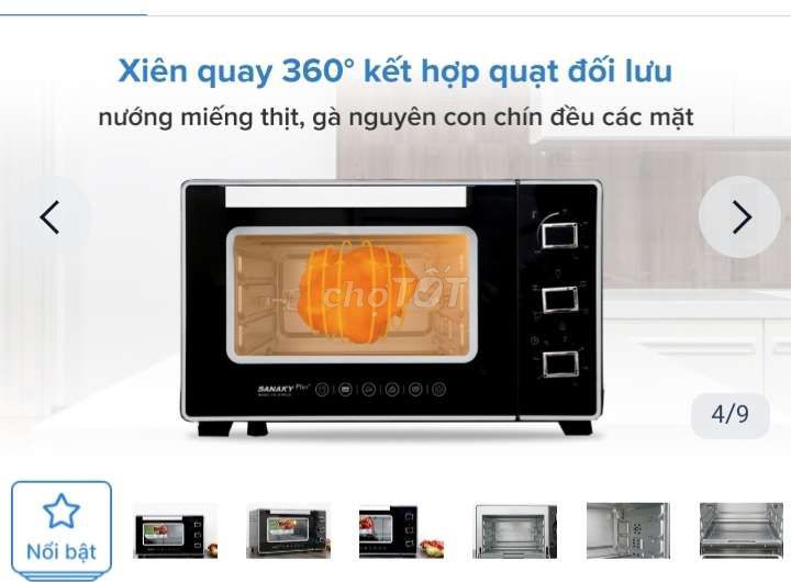 VH3599S2D 35 lít mới. Lò nướng Sanaky