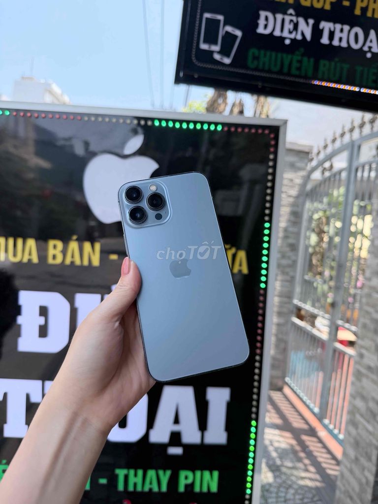 Apple iPhone 13 Pro Max 128GB Xanh. Mua bán Điện thoại tại Quận Sơn Trà Đà Nẵng được đăng bởi Diễm Diễm hình 1