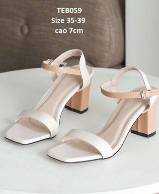 Sandal cao gót nữ 7 phân TEB059