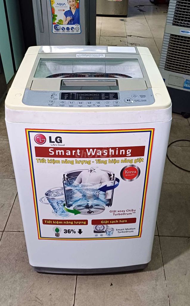 Máy giặt LG 8kg zin bảo hành 3 tháng