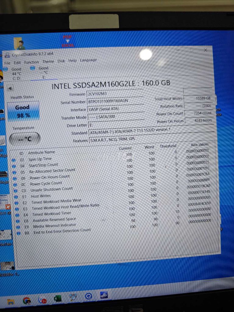 Ổ cứng SSD Intel 160GB, dây Cat7 Ugreen. Mua bán Linh kiện (RAM, Card...) tại Quận Bắc Từ Liêm Hà Nội được đăng bởi a Hưng hình 1