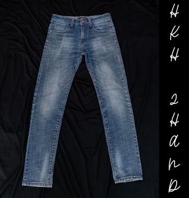 Quần jeans nam KENZO xanh- size 29- dầy, cứng xịn