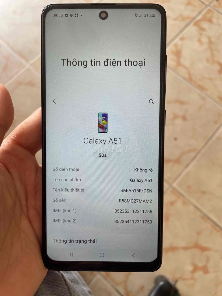 Samsung Galaxy A51 128GB Đen. Mua bán Điện thoại tại Quận 12 Tp Hồ Chí Minh được đăng bởi hong hình 1