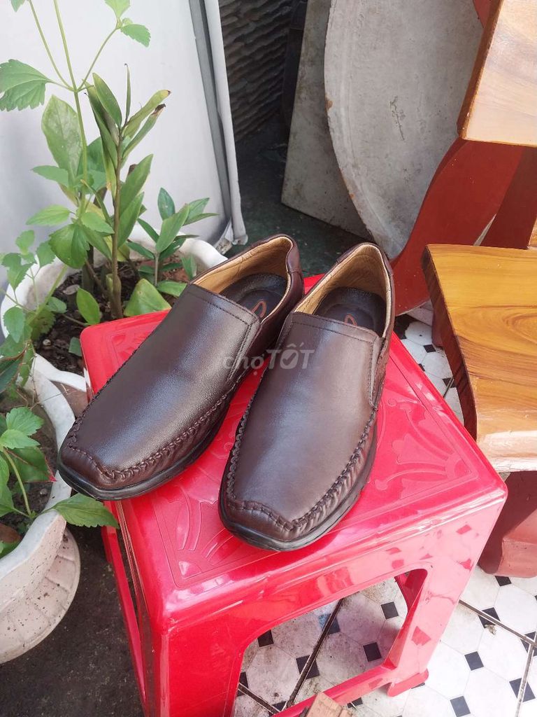 Giày mọi nam da thật size 39