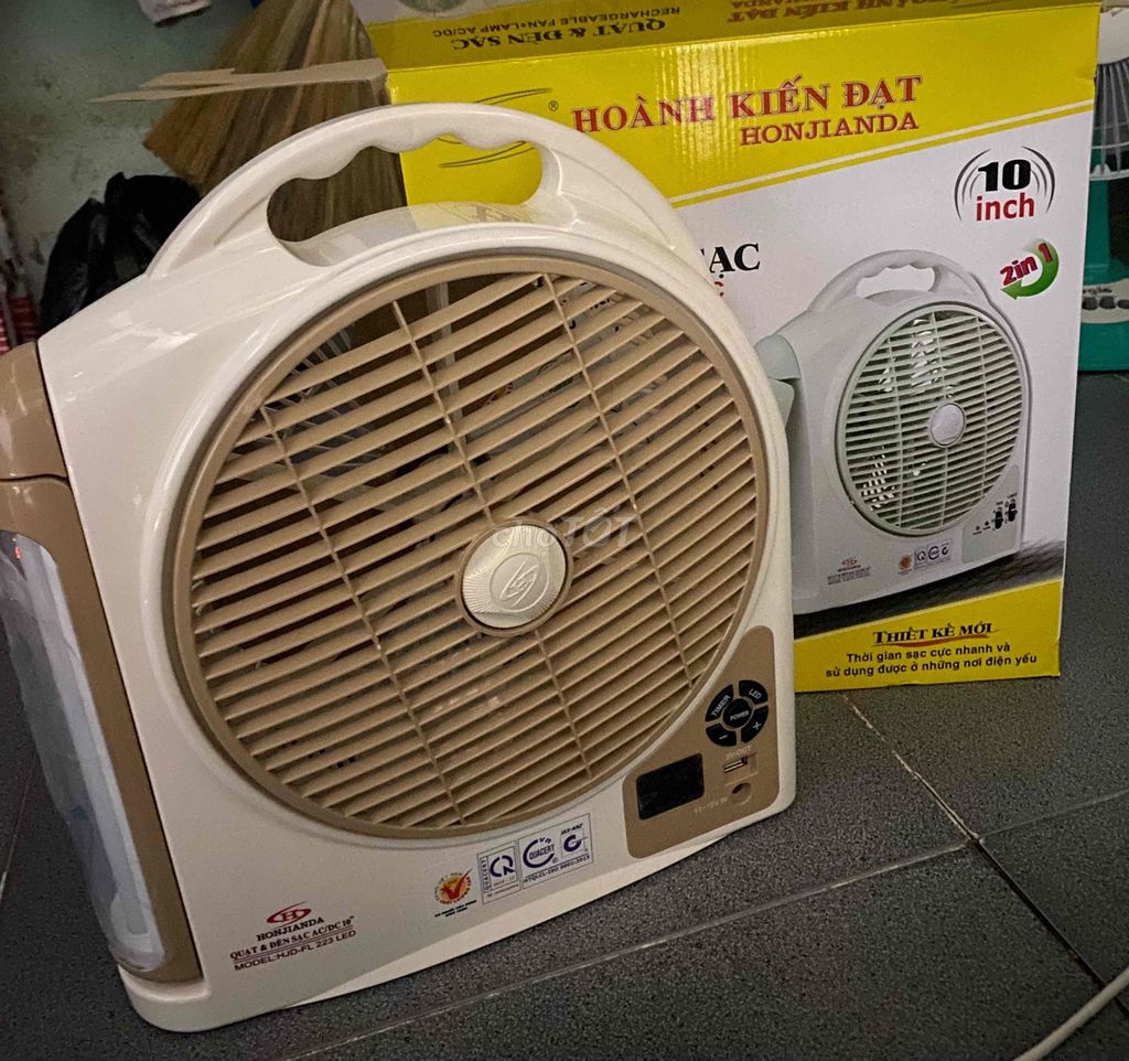 Quạt tích điện Honjianda HJD-FL 223 LED. Mua bán Quạt tại Thành phố Thuận An Bình Dương được đăng bởi tuấn hình 1