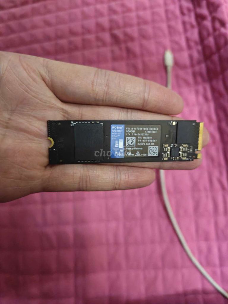 Ổ cứng SSD WD Blue SN5000 500GB Đã sử dụng. Mua bán Linh kiện (RAM, Card...) tại Thành phố Đà Lạt Lâm Đồng được đăng bởi Quân hình 1