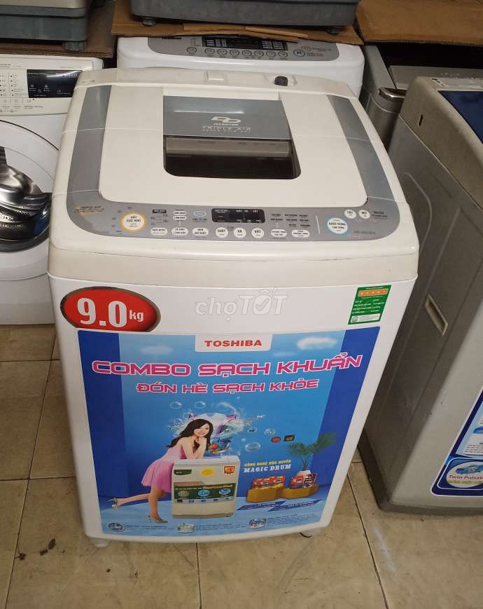 9kg INVERTER toshiba siêu bền có BH bao lắp đặt