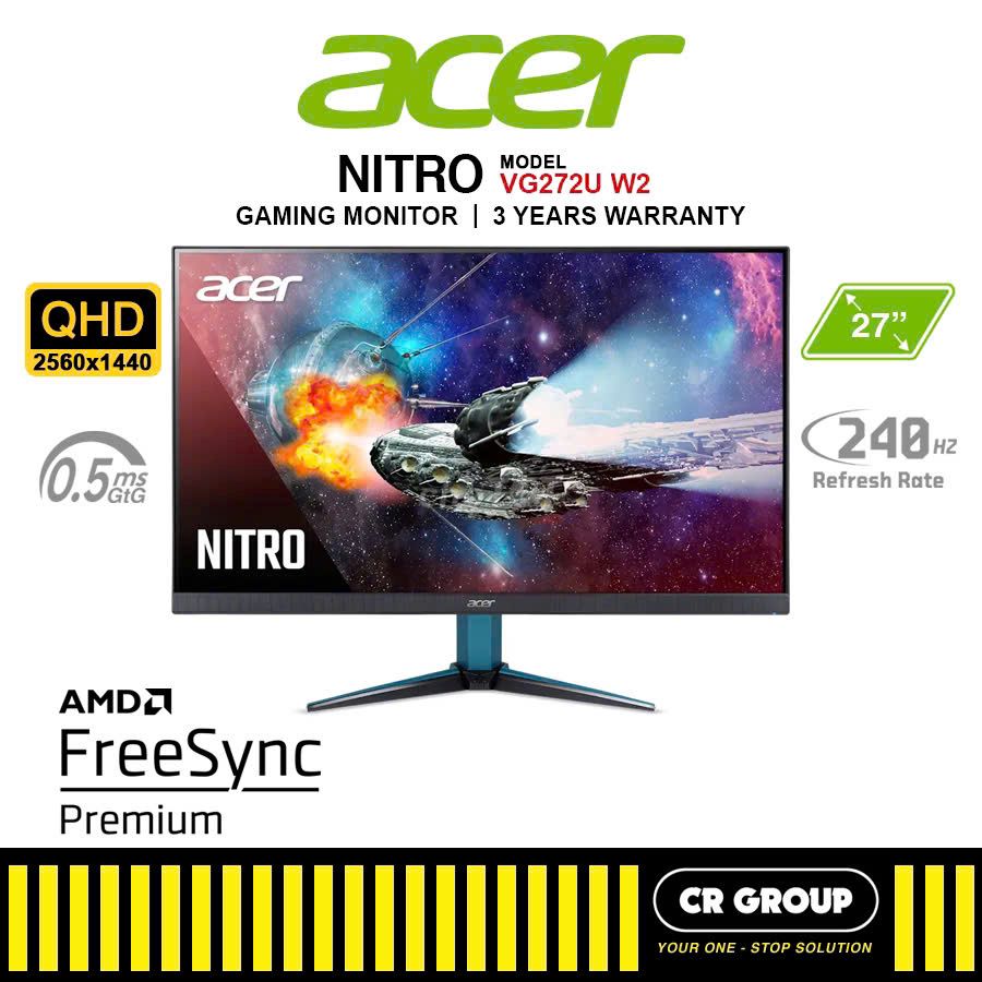 Màn Gaming Acer Nitro VG272U 27ich 240Hz 2K IPS