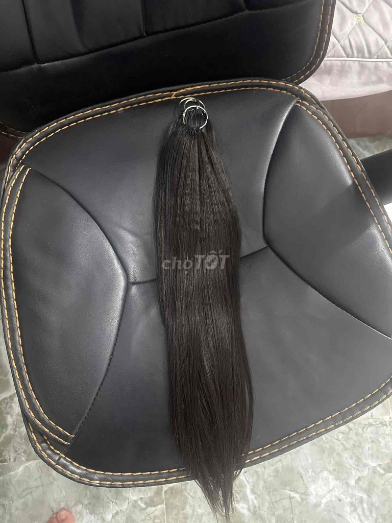 Tóc nối lông vũ 50cm 220 sợi Đen. Mua bán Phụ kiện thời trang khác tại Huyện Giồng Trôm Bến Tre được đăng bởi nganngannn hình 1