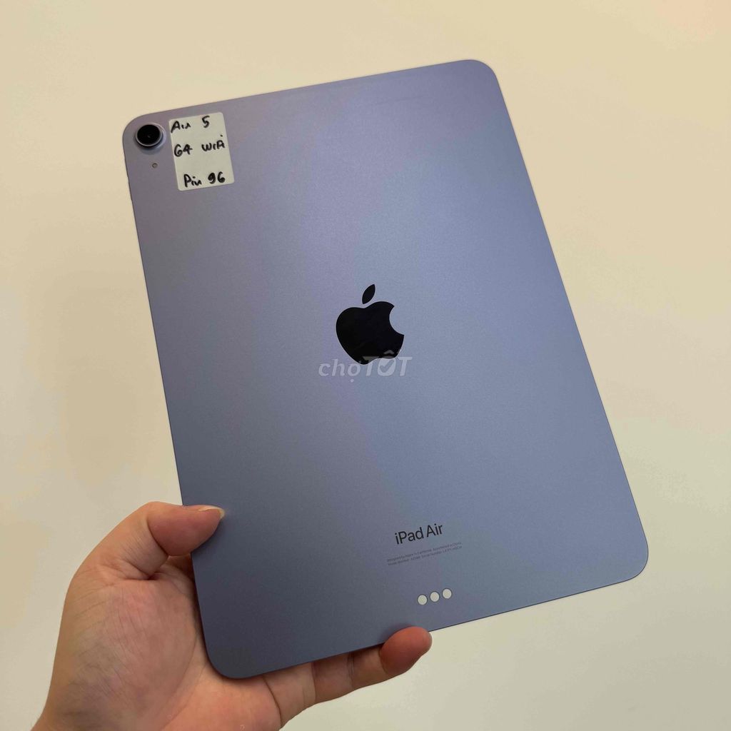 Apple iPad Air 5 M1 64GB WIFI. Mua bán Máy tính bảng tại Quận Tân Bình Tp Hồ Chí Minh được đăng bởi Minh Tuấn hình 1