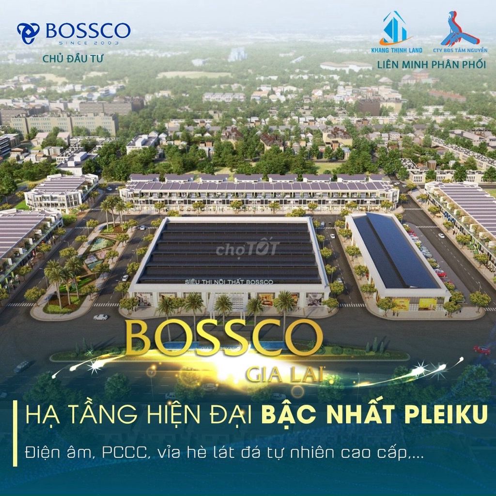 Đất nền Khu đô thị BossCo, Pleiku, Gia Lai