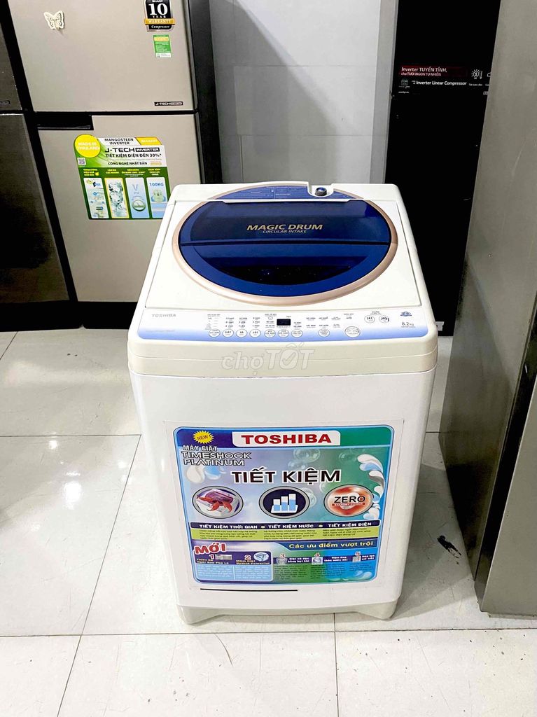 Máy giặt Toshiba 8.2kg Trắng. Mua bán Máy giặt tại Thành phố Thuận An Bình Dương được đăng bởi ĐIỆN MÁY CŨ Trường Phát hình 1