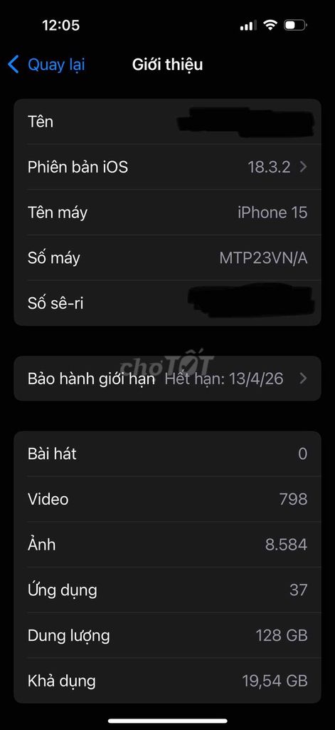 Apple iPhone 15 128GB Vàng Đẹp keng. Mua bán Điện thoại tại Huyện Tiền Hải Thái Bình được đăng bởi Doanh hình 1
