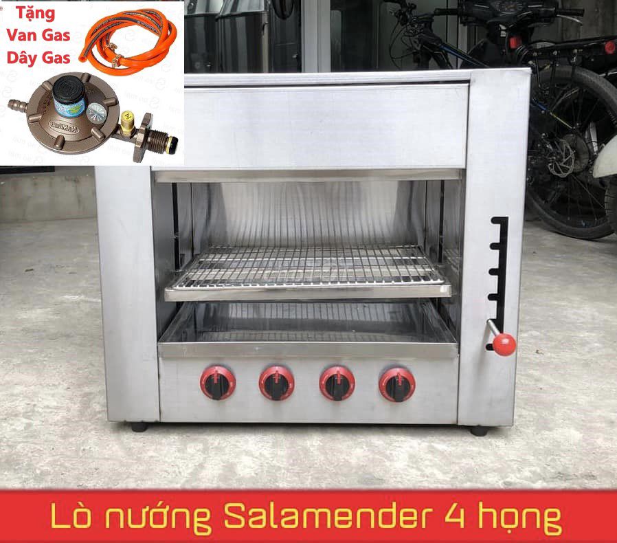 Lò Salamander Nướng Thịt Hải Sản