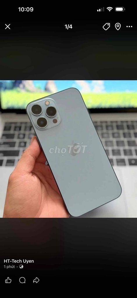 Apple iPhone 13 Pro Max 128GB Xám 99%. Mua bán Điện thoại tại Thành phố Biên Hòa Đồng Nai được đăng bởi Uyên Phạm hình 1