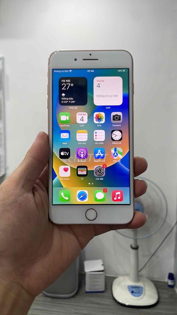 Apple iPhone 8 Plus 64GB Vàng hồng Zin. Mua bán Điện thoại tại Thị xã Bến Cát Bình Dương được đăng bởi tuan anh hình 1