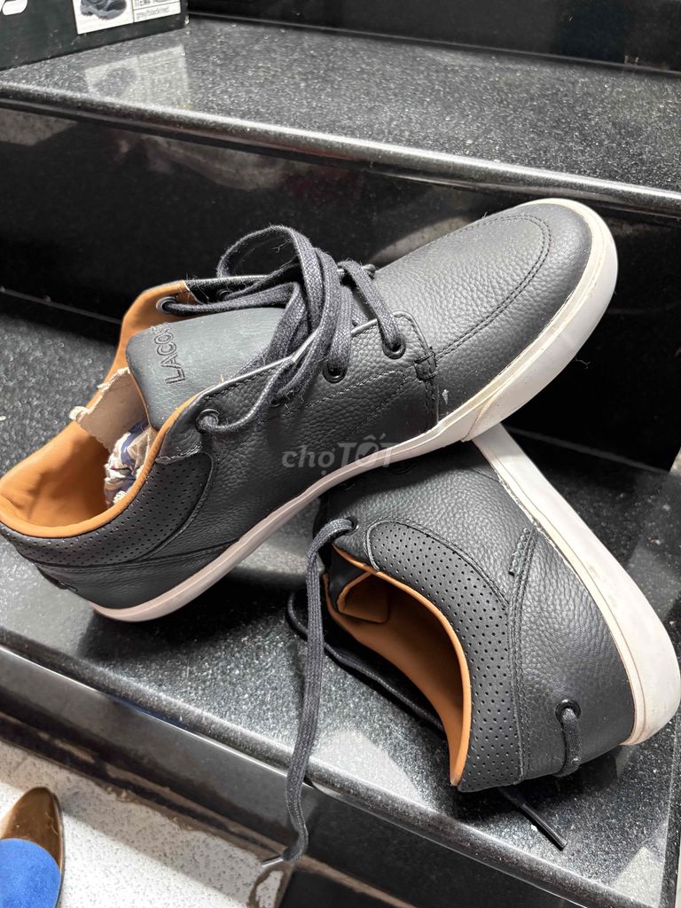 Giày lười Lacoste Nam Da Đen Thái Lan. Mua bán Giày dép tại Quận Tân Bình Tp Hồ Chí Minh được đăng bởi Trương Thi Hồng Mai hình 1
