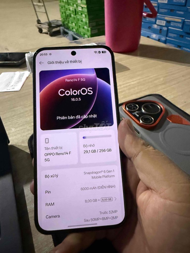 Oppo Reno 14F 5G 8GB/256GB Xanh. Mua bán Điện thoại tại Thành phố Đồng Xoài Bình Phước được đăng bởi Thiện Nguyễn hình 1