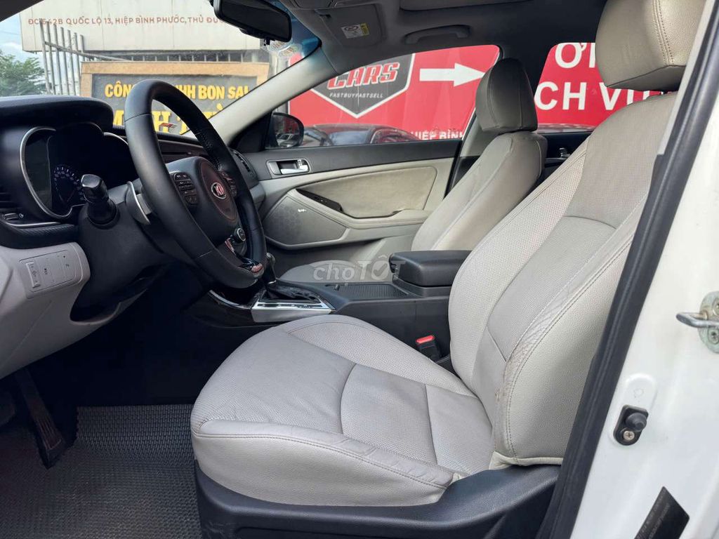 Kia Optima 2014 2.0L, số tự động,màu trắng. Mua bán Ô tô tại Quận Bình Tân Tp Hồ Chí Minh được đăng bởi Son Do hình 8