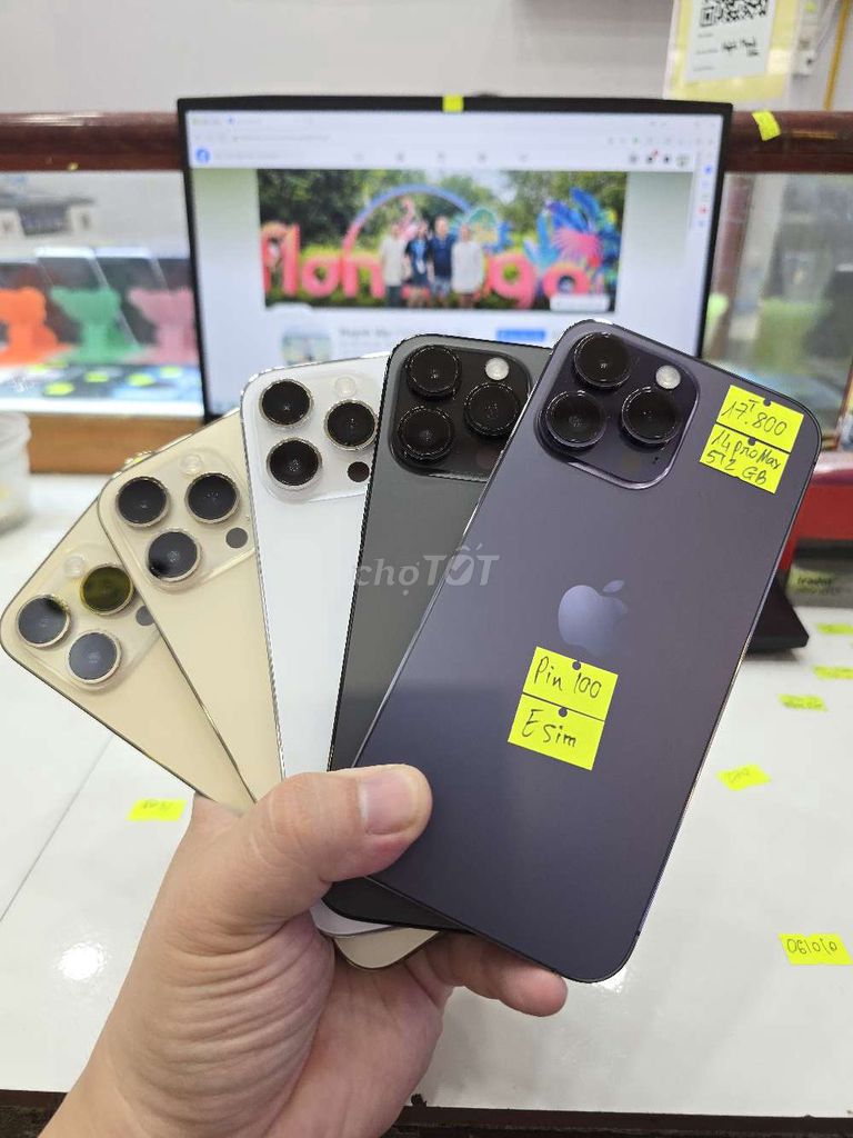 Iphone 14 Pro Max 512GB - Quốc Tế Mỹ. Mua bán Điện thoại tại Thành phố Long Xuyên An Giang được đăng bởi Facebook Cầm Đồ Thúy Vân hình 1